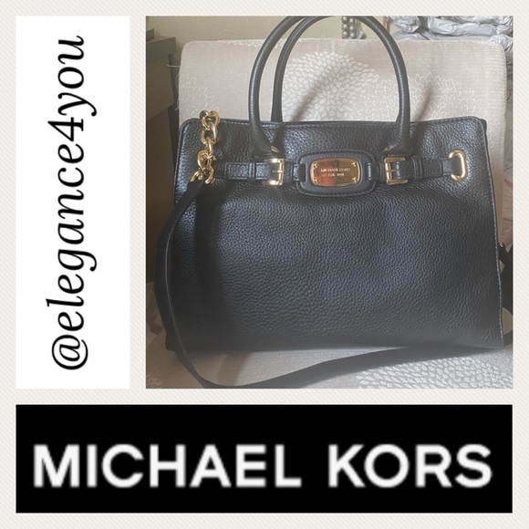 ✨MICHAEL KORS✨Authentic Leather Hamilton Satchel!
